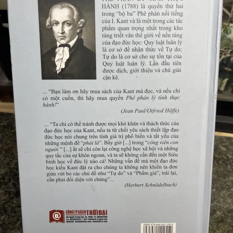 Phê phán lý tính thực hành Immanuel Kant BÌA CỨNG 752540