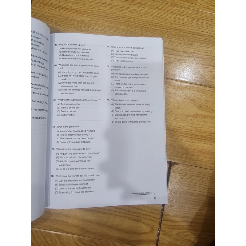 New toeic 700 (Sách tiếng anh) đã có dùng một số trang 528908