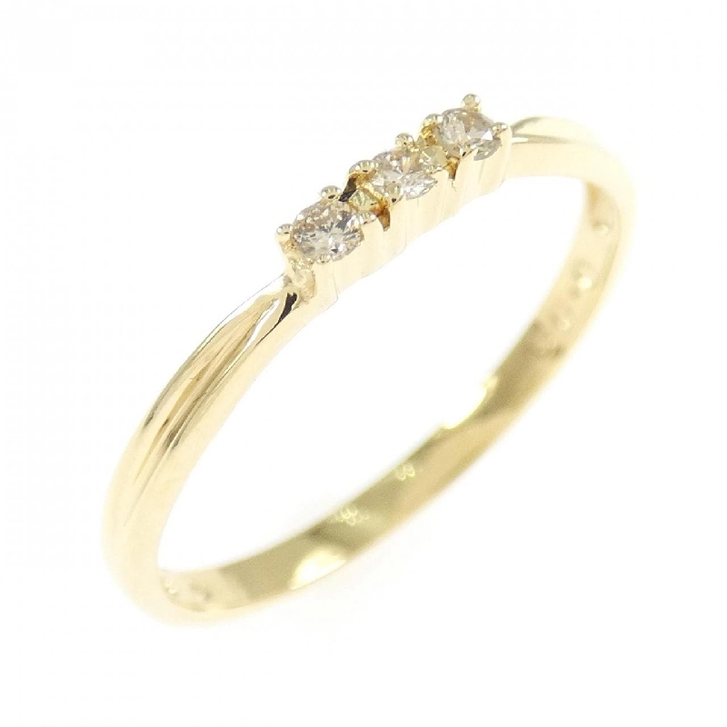 Nhẫn kim cương K18YG 0.05CT 668385