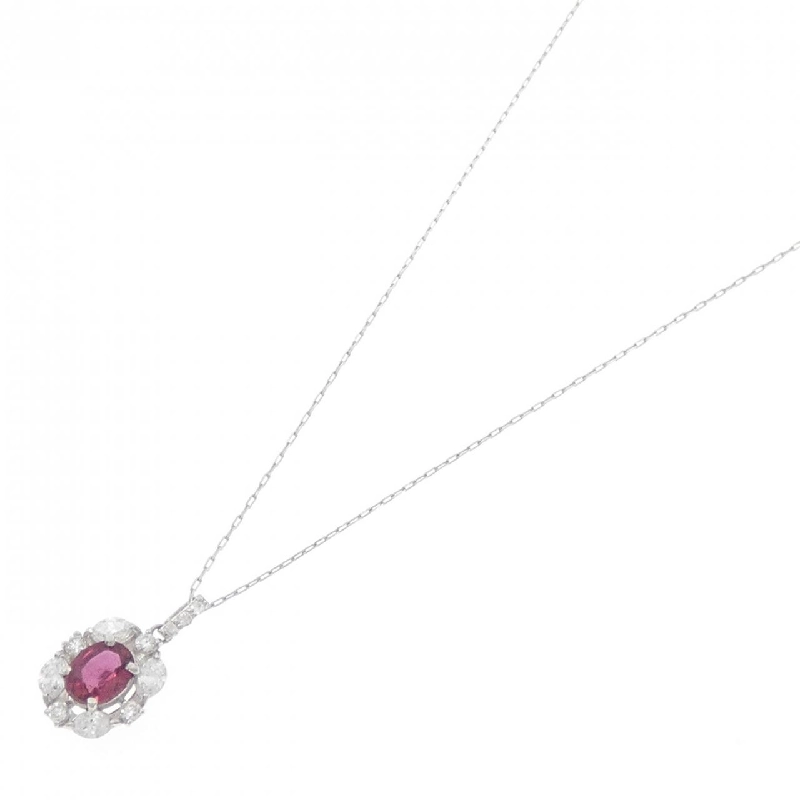 Dây chuyền ruby PT900/PT850 0.35CT - Hàng hiệu chính hãng 862372