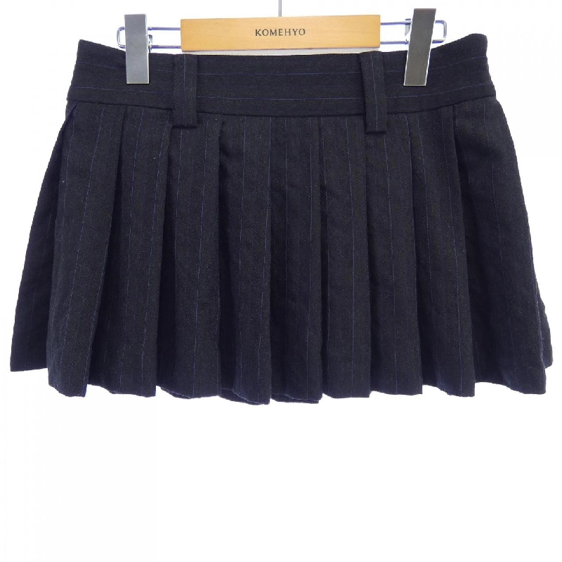 ミュウミュウ MIU MIU MIU MIU Logo MG1875 13SH Skirt 647741