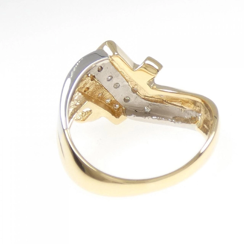 Nhẫn kim cương K18YG/PT900 0.13CT - Hàng hiệu Authentic 851568