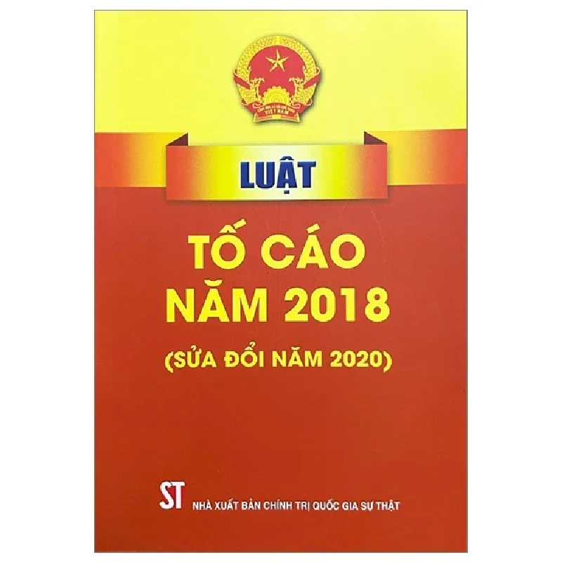 Luật Tố Cáo Năm 2018 (Sửa Đổi Năm 2020) - Quốc Hội 282407