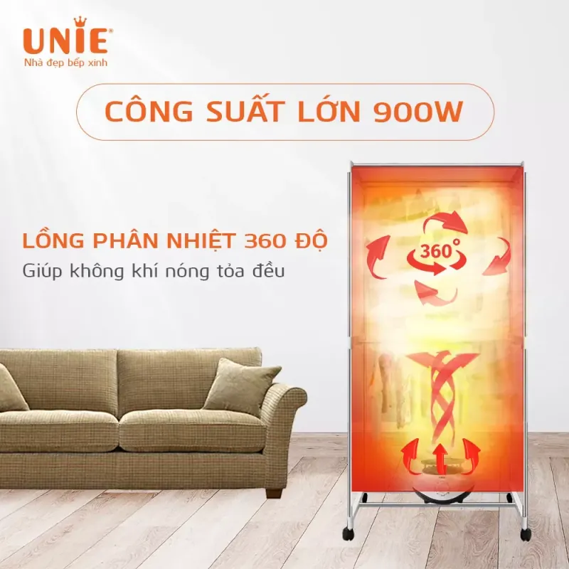 💥 Máy sấy quần áo UNIE UE-688 – Sấy siêu khỏe, phù hợp mọi khối lượng lớn nhỏ 787293