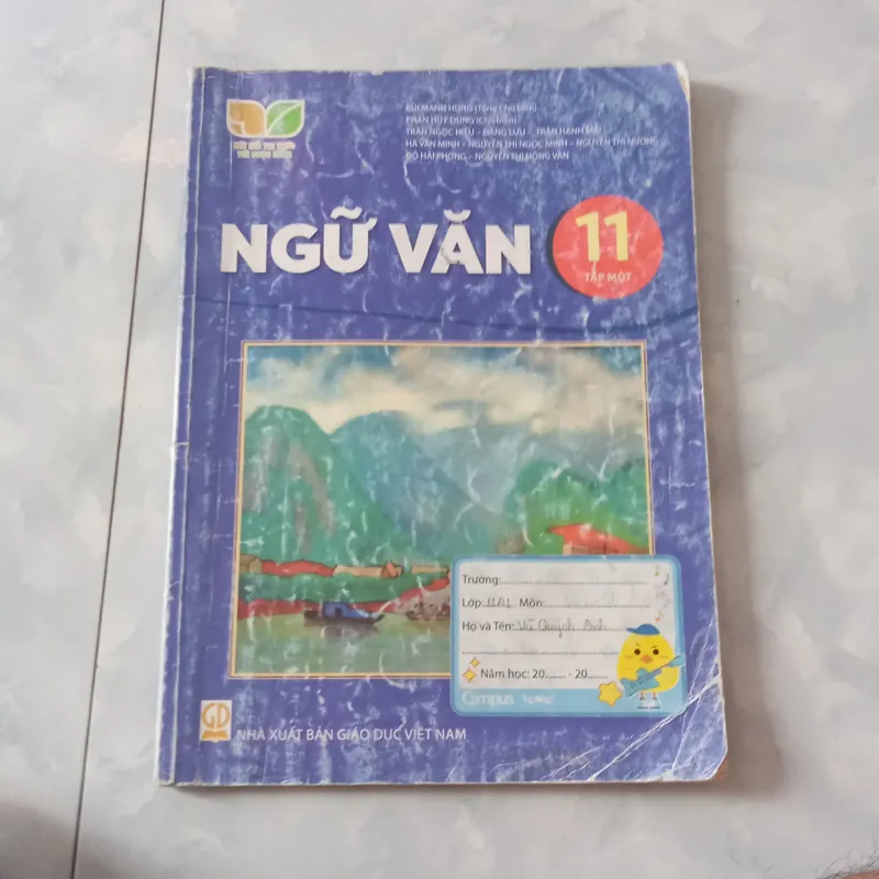 SGK Ngữ Văn Tập 1 Lớp 11-Kết Nối Tri Thức Với Cuộc Sống  563435
