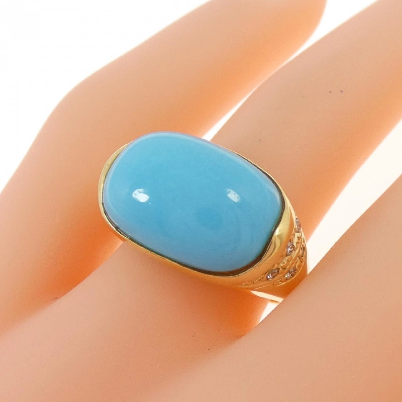 Nhẫn Turquoise K18YG 7.02CT 669864