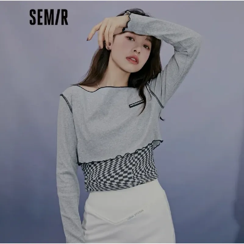 SEMIR ÁO THUN DÀI TAY, ÁO 2 DÂY BÊN TRONG SIZE XL 791339