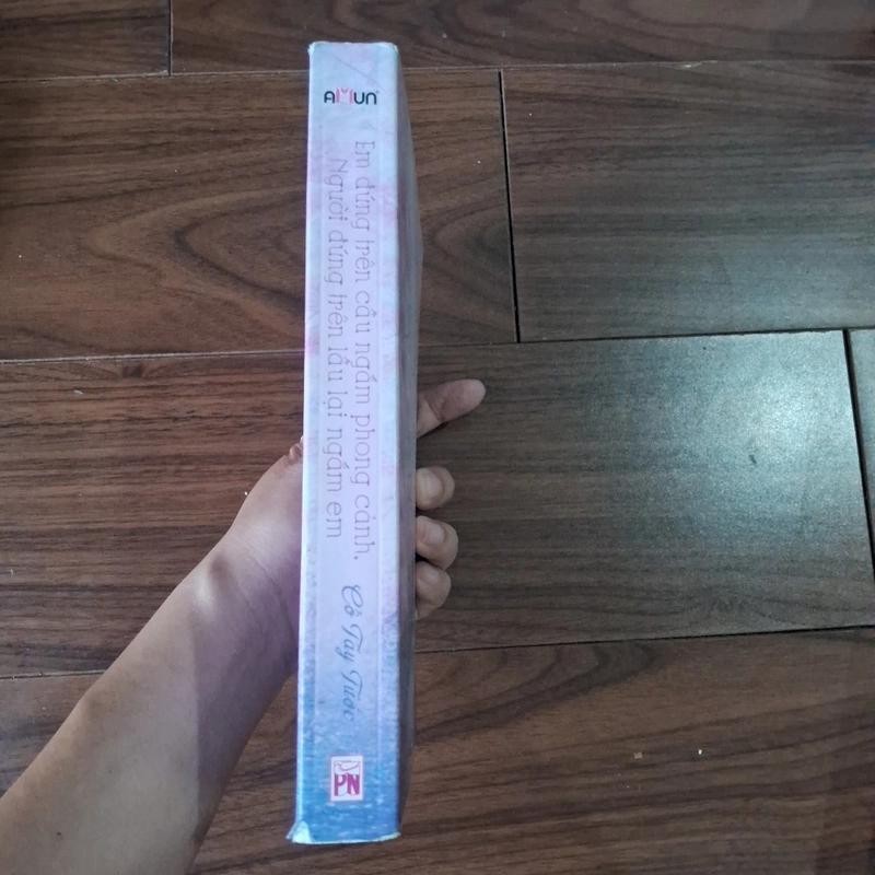 Em đứng trên cầu ngắm phong cảnh, người đứng trên cầu ngắm lại em 508832