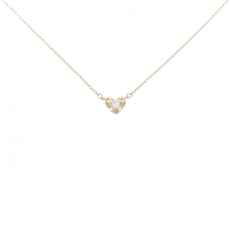 K18YG Dây chuyền kim cương hình trái tim 0.03CT - Hàng hiệu Chính hãng 863064