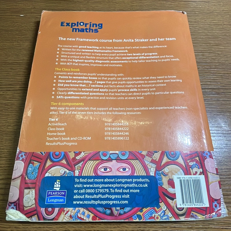 Exploring maths class book 6 Anita Straker Pearson Longman 378784