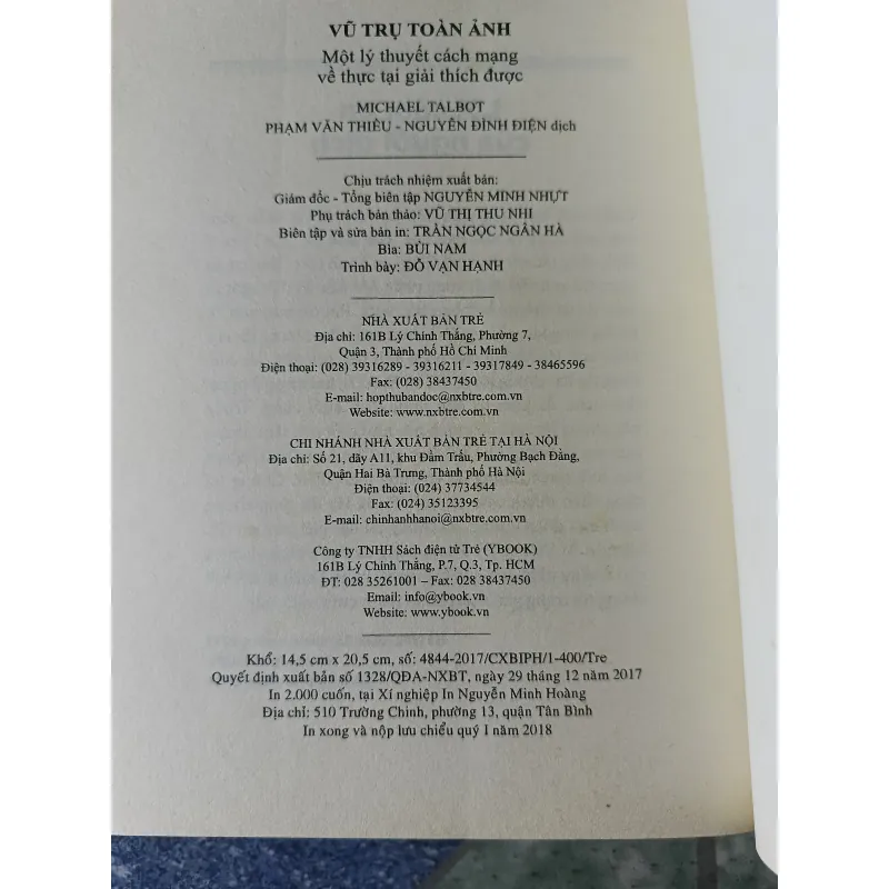 Vũ trụ toàn thư - MIchael Talbot 789076