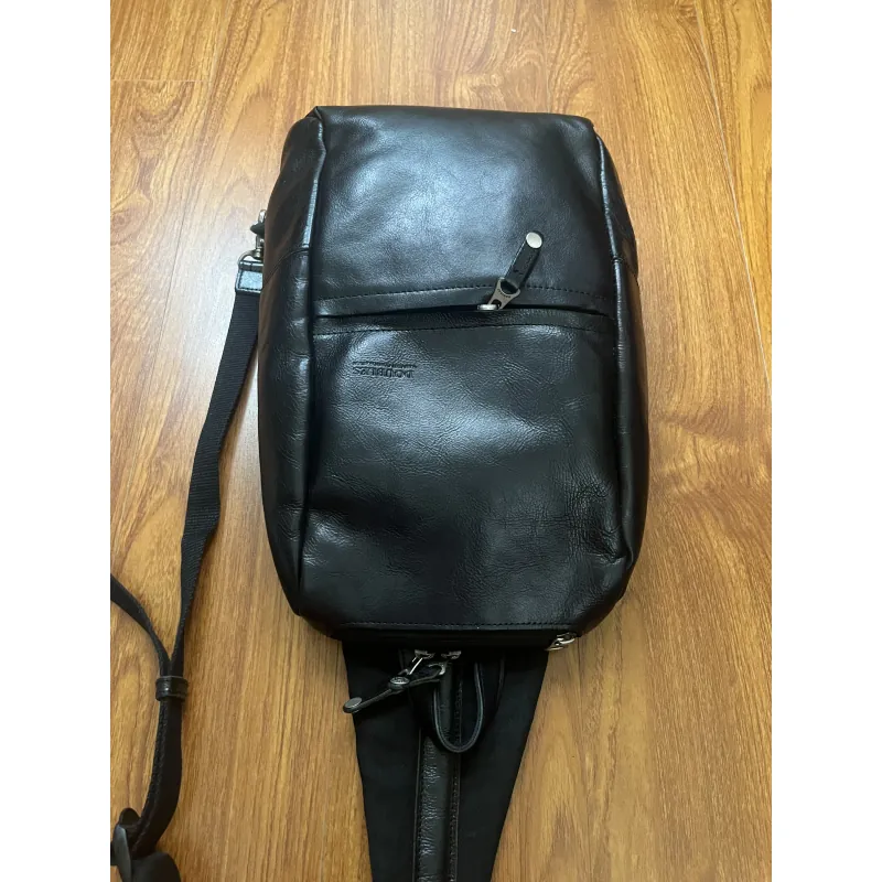 Túi nam 18x30x7 đeo chéo da thật 2hand 992642