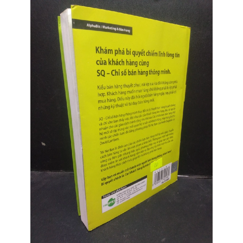 SQ Chỉ số bán hàng thông minh David Lambert - Keith Dugdale 2009 mới 80% ố bẩn HCM2504 kỹ năng bán hàng 138179