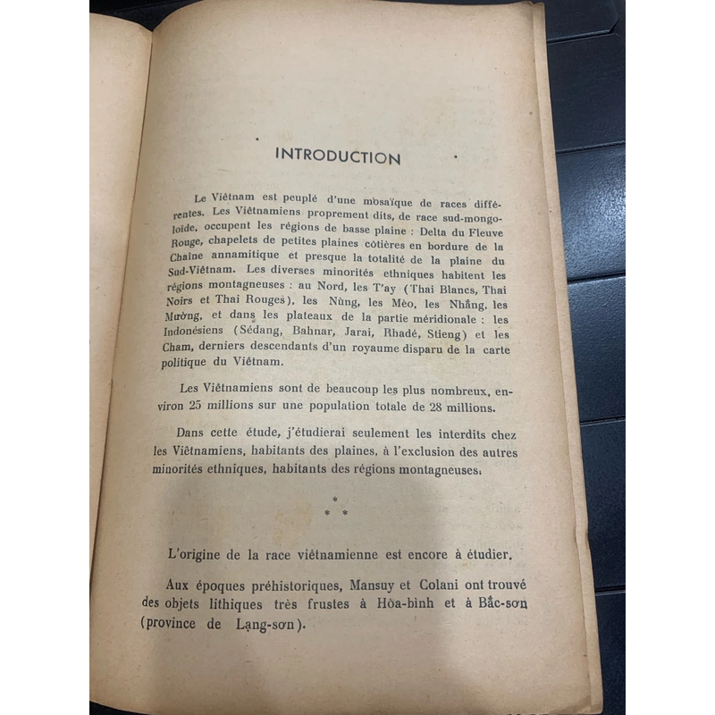 ESQUISSE D'UNE ÉTUDE SUR LES INTERDITS CHEZ LES VIETNAMIENS 279536