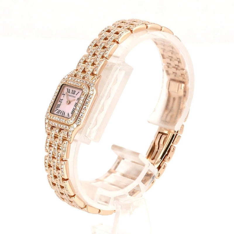 Cartier Mini Panthère PG/2D･Bracelet D WF3149HK PG･RG Quartz - Hàng hiệu Authentic 873857