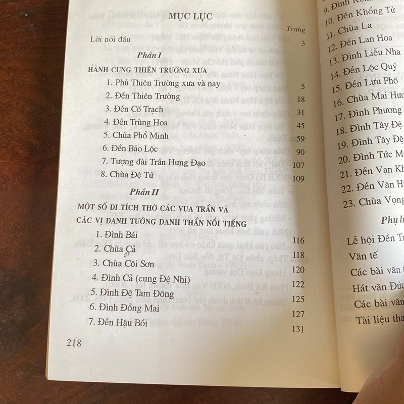 DI TÍCH LỊCH SỬ - VĂN HÓA ĐỀN TRẦN - CHÙA THÁP TỈNH NAM ĐỊNH (XB 2009) 502273