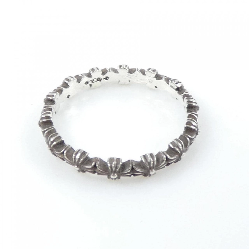 Nhẫn CHROME HEARTS TINY E CH PLS BAND 207192003SLV - Hàng hiệu Chính hãng 901146