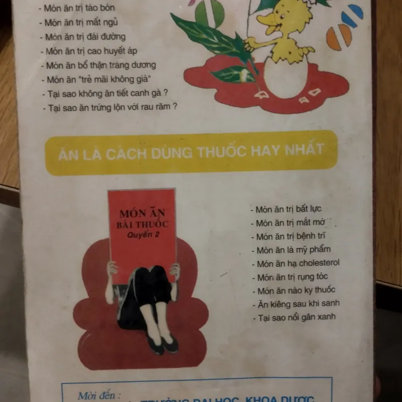  "Món Ăn Bài Thuốc - Quyển II" của tác giả Dược sĩ Bùi Kim Tùng.
 929515
