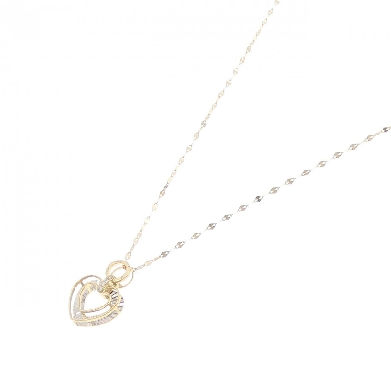 K18YG Dây chuyền kim cương hình trái tim 0.01CT - Hàng hiệu Chính hãng 861989