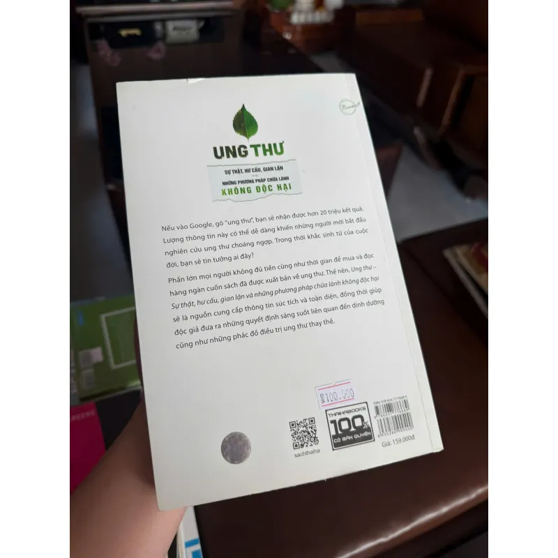 Ung Thư – Sự Thật, Hư Cấu, Gian Lận và Những Phương Pháp Chữa Lành Không Độc Hại- K3 1005711