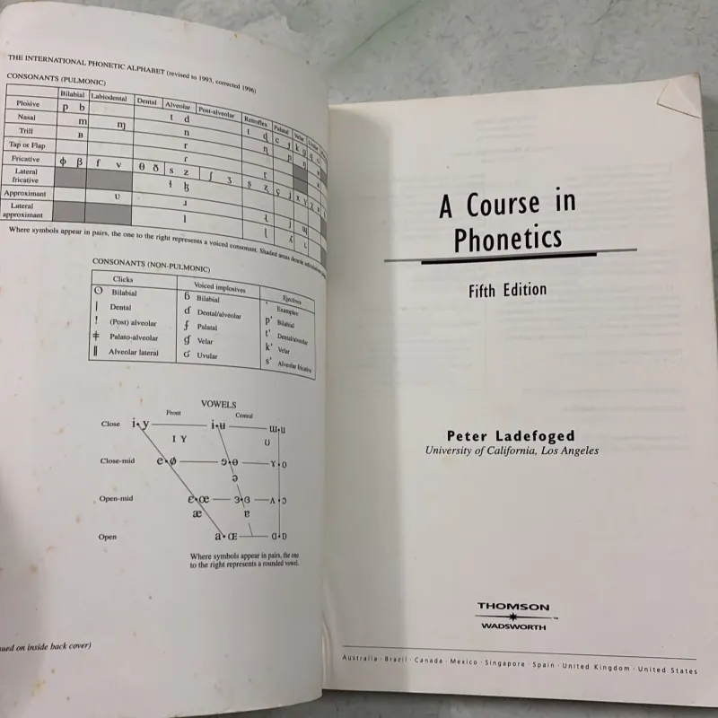 A Course in Phonetics - Peter Ladefoged 977204