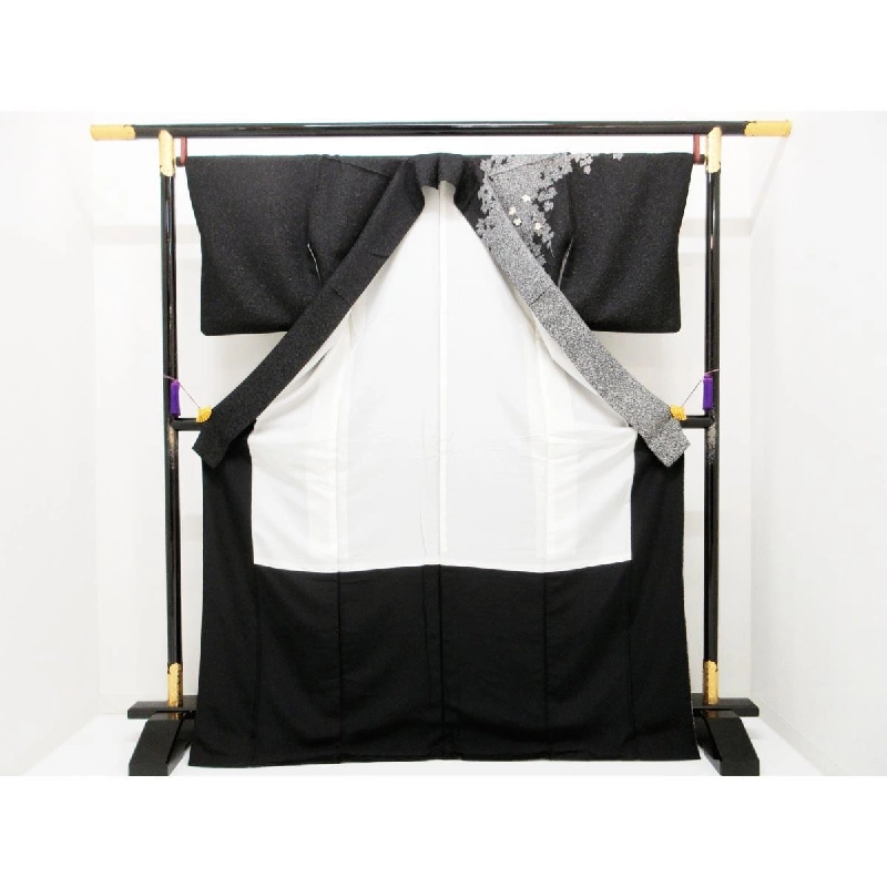 Kimono thăm viếng với họa tiết bạc - Hàng hiệu Authentic 875086