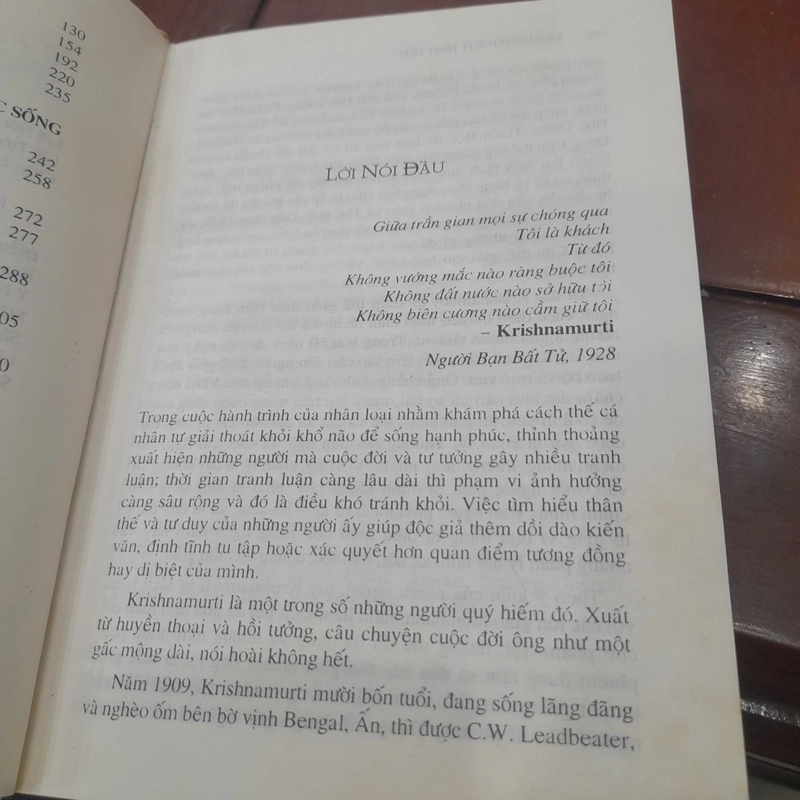 KRISHNAMURTI tinh yếu 478289