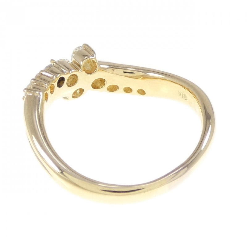 Nhẫn kim cương hoa K18YG 0.50CT 668307