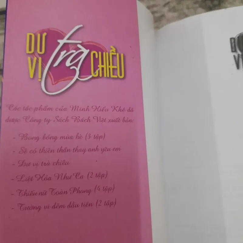 Dư vị trà chiều. Tiểu thuyết. Tác giả Minh Hiểu Khê 719044