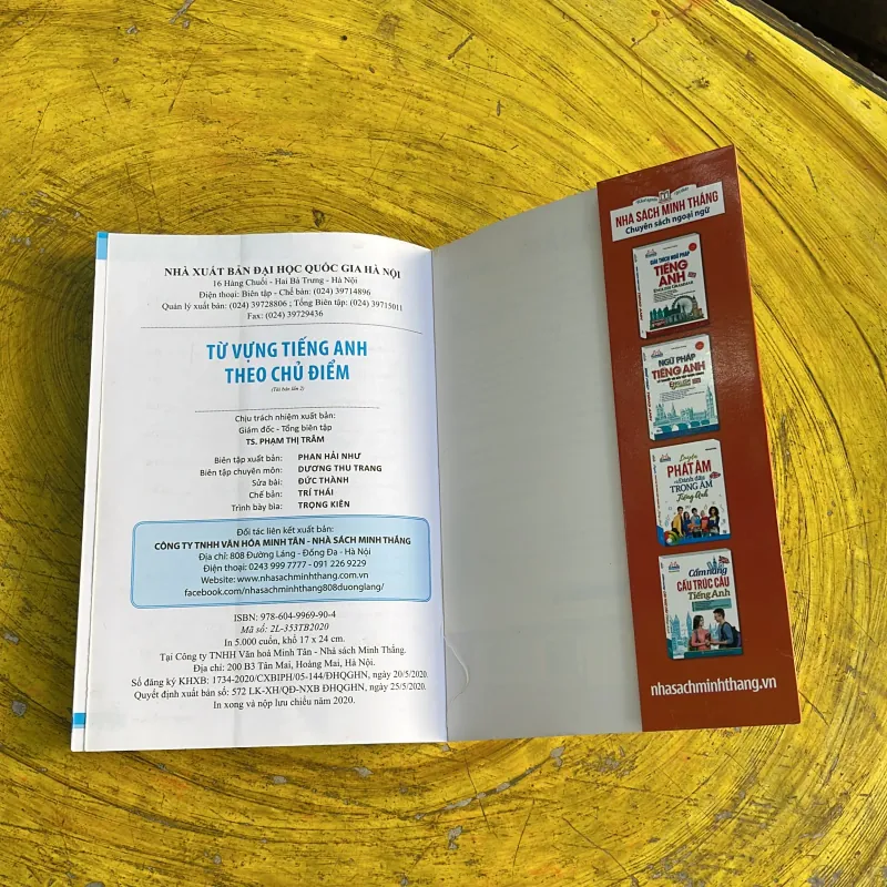 TỪ VỰNG TIẾNG ANH THEO CHỦ ĐIỂM - NGUYỄN THỊ THU HUẾ 752393