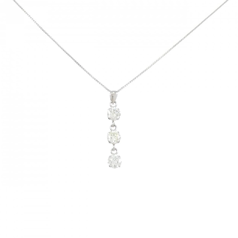 Dây chuyền kim cương ba viên PT900/PT850 - Hàng hiệu Chính hãng 857672