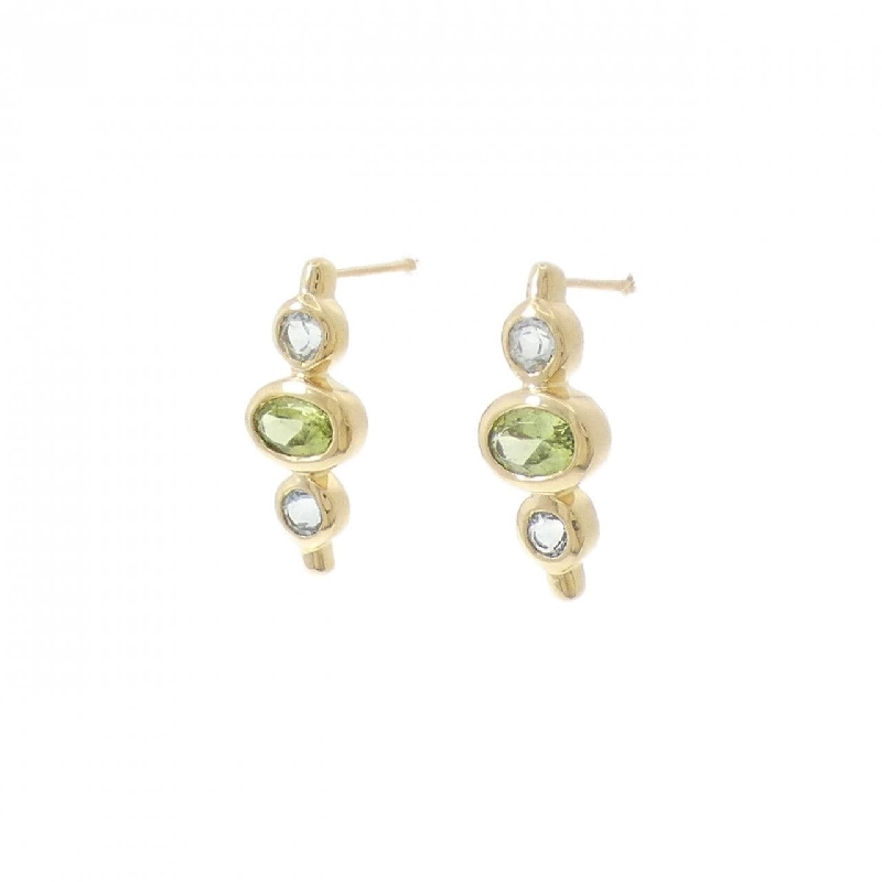 K18YG Peridot Bông tai - Hàng hiệu Chính hãng 872927