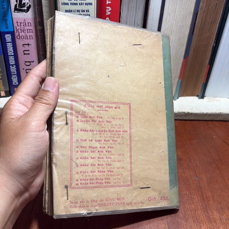 II Sách Pháp: Khảo Sát Pháp Văn _ Luyện Thi Tú Tài 1 (Sinh Ngữ 1) - Trần Việt Sơn - 1963 799887