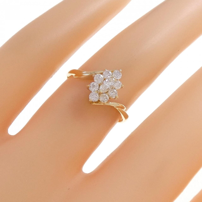 Nhẫn kim cương K18YG 0.30CT 668760