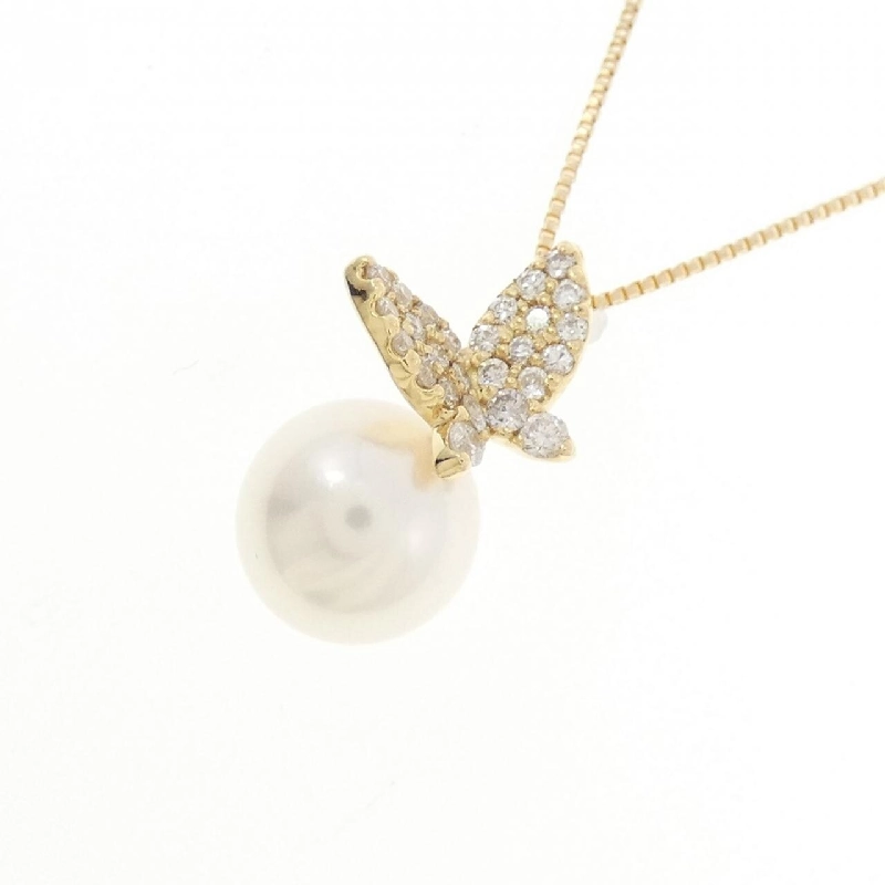 K18YG Ngọc trai Akoya Dây chuyền 7.9mm - Hàng hiệu Chính hãng 856944