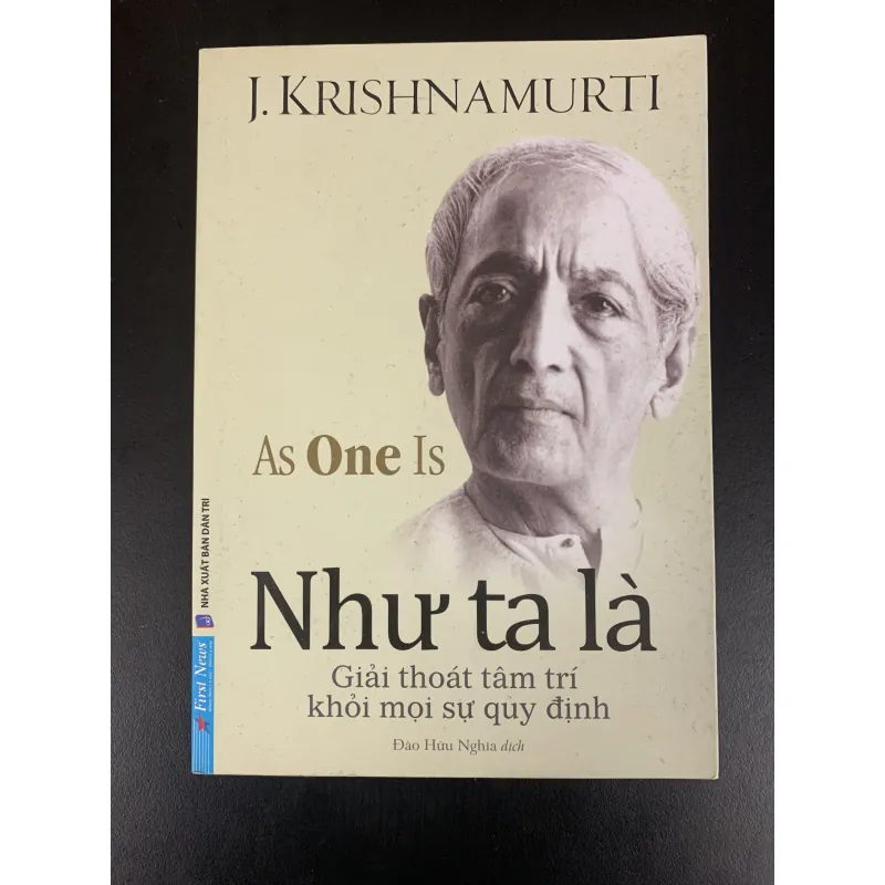(Sách cũ) J. KRISHNAMURTI - Như ta là - As One Is 933534