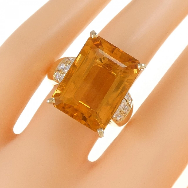 Nhẫn Citrine K18YG 13.50CT 667272
