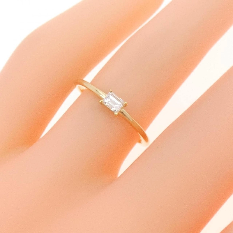 Nhẫn kim cương K18YG 0.15CT - Hàng hiệu Authentic 856195