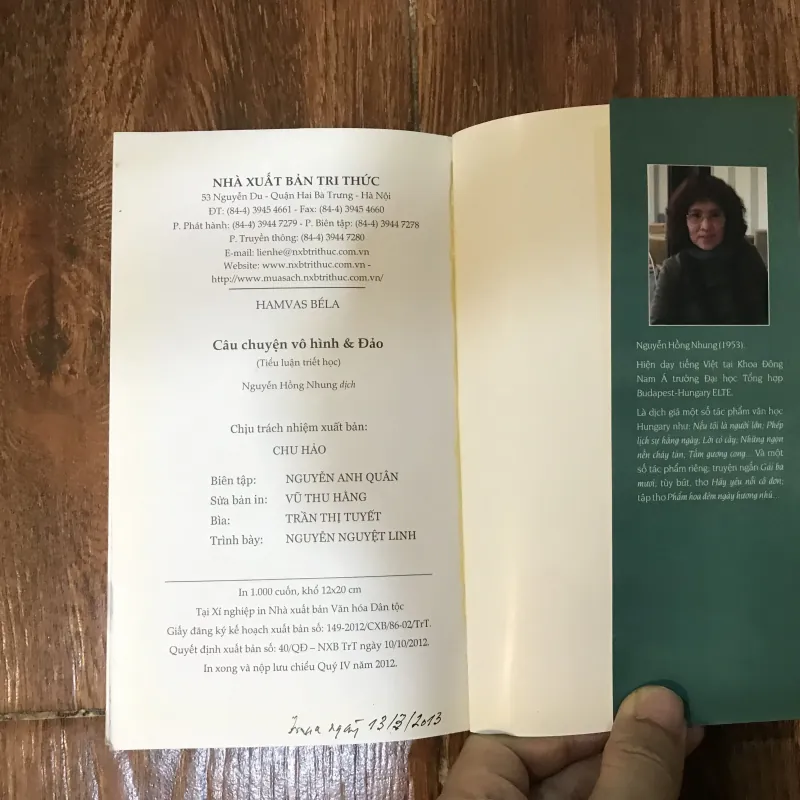 Câu chuyện vô hình & đảo - Hamvas Bela (t4) 1012835