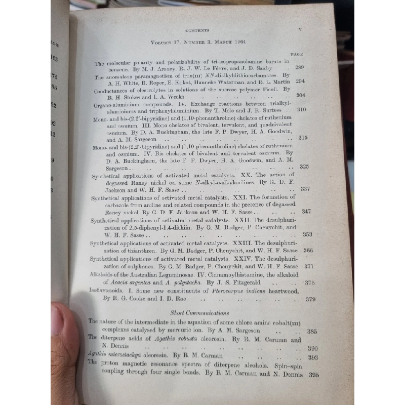 Australian Journal of Chemistry - Volume 17 448794