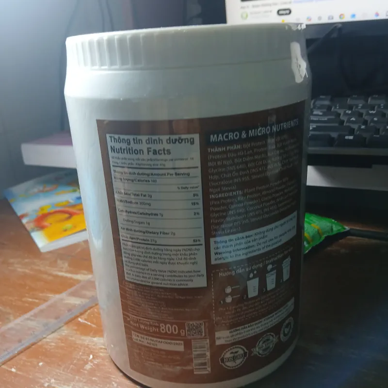 Bột Protein Thực Vật NUTA SUPERFOODS 1032306