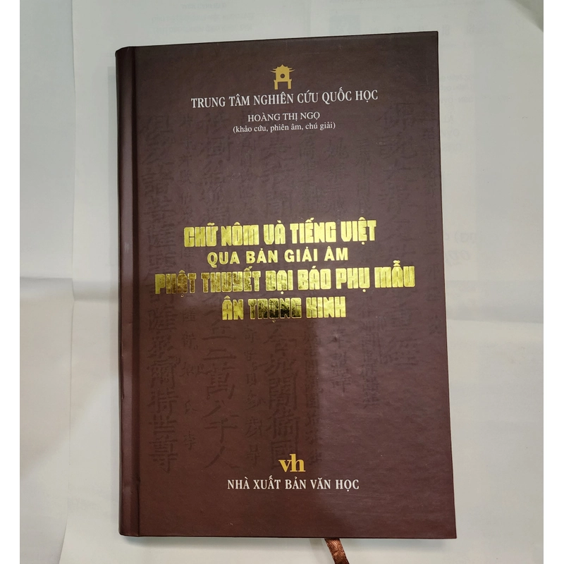 Chữ Nôm và tiếng Việt qua  bản giải âm Phật thuyết đại báo phụ mẫu âm trọng kinh 417798