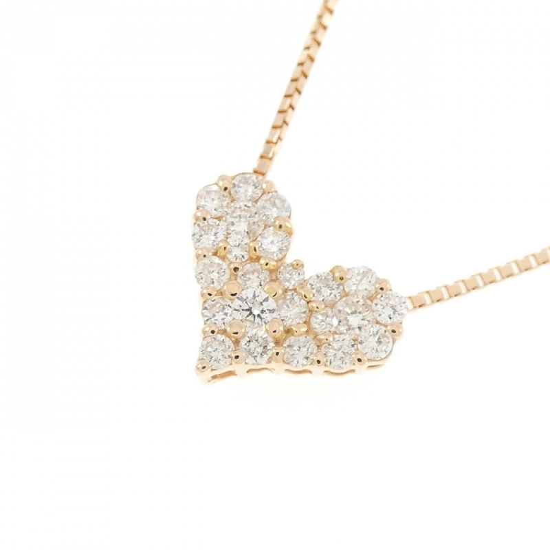 K18PG Dây chuyền trái tim kim cương 0.30CT - Hàng hiệu chính hãng 859086