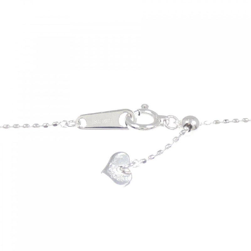 K18WG Dây chuyền kim cương hình chữ thập - Hàng hiệu Authentic 858893