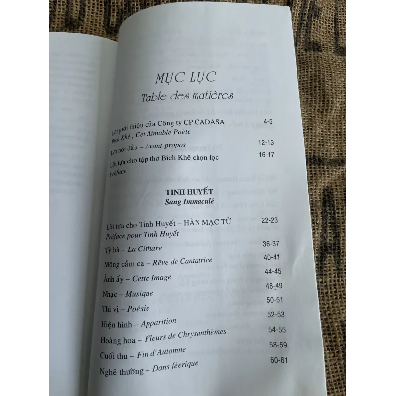 Thơ Bích Khê- Hoàng Hữu Đản dịch tiếng Pháp  1017679