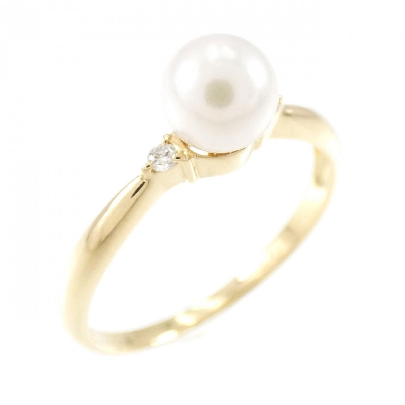 Nhẫn ngọc trai Akoya K18YG 5.3mm 670852