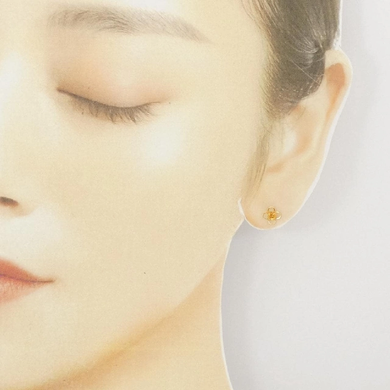 K18YG Hoa Tai Citrine - Hàng hiệu Chính hãng 869021