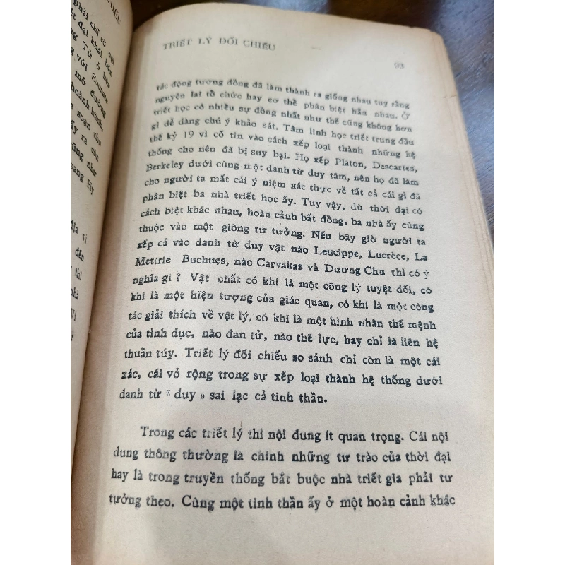 Triết lý đối chiếu - Nguyễn Đăng Thục 126190