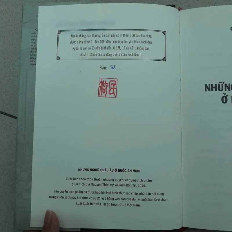 NHỮNG NGƯỜI CHÂU ÂU Ở NƯỚC AN NAM - NGUYỄN THỪA HỶ DỊCH 706234