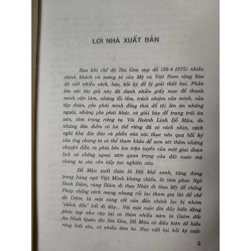 Hồi ký Hoành Linh Đỗ Mậu TÂM SỰ TƯỚNG LƯU VONG - 1995 - 615 trang - LỊCH SỬ - CHÍNH TRỊ - TRIẾT HỌC - SLSCTNBGNSLSCTANTQ3112-147 925245